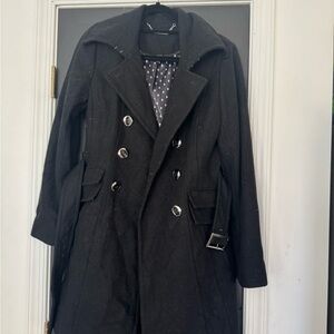 White House Black Market Double-Breasted pea coat